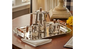 Nickel plated 3 pcs Coffee Set 